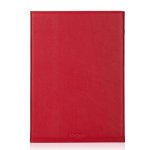Knomo Premium Leather Folio with Case - луксозен кожен (естествена кожа) калъф и поставка за iPad Air 2 (червен) 2