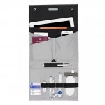 Knomo Shoreditch Knomad Portable Organiser - калъф и органайзер за таблети до 10 инча (черен) 4