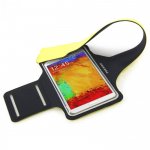 Tucano Ultraslim Armband - неопренов спортен калъф за ръка за смартфони до 5.5 инча (черен-лайм) 3