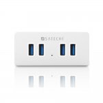 Satechi 4-Port Aluminium Clamp Hub - алуминиев 4-портов USB 3.0 хъб за iMac 1