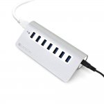 Satechi 7-Port Aluminium Hub - алуминиев 7-портов USB 3.0 хъб за компютри и лаптопи 1