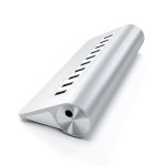 Satechi 10-Port Aluminium Hub - алуминиев 7-портов USB 3.0 хъб за компютри и лаптопи и 3 USB изхода (4.1А) 3