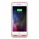 Mophie Juice Pack Air - удароустойчив кейс с вградена батерия 2420mAh и безжично зареждане за iPhone 8 Plus, iPhone 7 Plus (розово злато) 4