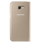 Samsung S-View Flip Case EF-CA520PFEGWW - оригинален кожен калъф за Samsung Galaxy A5 (2017) (златист) 1