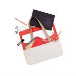 STM Grace Deluxe Laptop Sleeve - дизайнерска чанта с дръжки за MacBook и преносими компютри до 15 инча (коралов) 3