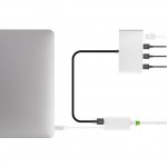 Moshi USB-C to Gigabit Ethernet Adapter - Ethernet адаптер за MacBook и компютри с USB-C (сребрист) 3