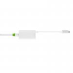 Moshi USB-C to Gigabit Ethernet Adapter - Ethernet адаптер за MacBook и компютри с USB-C (сребрист) 1