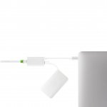 Moshi USB-C to Gigabit Ethernet Adapter - Ethernet адаптер за MacBook и компютри с USB-C (сребрист) 2