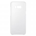 Samsung Clear Cover Case EF-QG955CSEGWW - оригинален TPU кейс за Samsung Galaxy S8 Plus (прозрачен-сребрист)  2