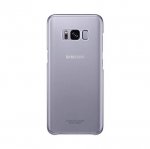 Samsung Clear Cover Case EF-QG950CVEGWW - оригинален TPU кейс за Samsung Galaxy S8 (прозрачен-виолетов)  2