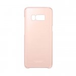 Samsung Clear Cover Case EF-QG950CPEGWW - оригинален TPU кейс за Samsung Galaxy S8 (прозрачен-розов)  2