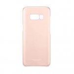 Samsung Clear Cover Case EF-QG950CPEGWW - оригинален TPU кейс за Samsung Galaxy S8 (прозрачен-розов)  3