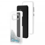 CaseMate Waterfall Case - дизайнерски кейс с висока защита за Samsung Galaxy S8 (сребрист) 3