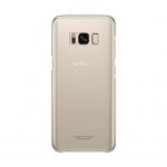 Samsung Clear Cover Case EF-QG950CFEGWW - оригинален TPU кейс за Samsung Galaxy S8 (прозрачен-златист)  2