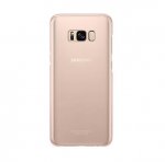 Samsung Clear Cover Case EF-QG955CPEGWW - оригинален TPU кейс за Samsung Galaxy S8 Plus (прозрачен-розов)  1