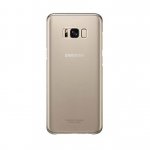 Samsung Clear Cover Case EF-QG955CFEGWW - оригинален TPU кейс за Samsung Galaxy S8 Plus (прозрачен-златист)  1