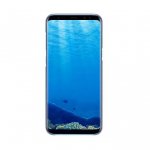 Samsung Clear Cover Case EF-QG955CLEGWW - оригинален TPU кейс за Samsung Galaxy S8 Plus (прозрачен-син)  2