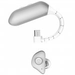 Comma Cochleae Bluetooth 4.1 Headset - безжична блутут слушалка за мобилни устройства (сребриста) 1