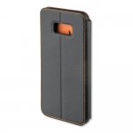 4smarts Flip Case Two Tone - кожен калъф с поставка и отделение за кр. карта за Samsung Galaxy S8 Plus (черен) 1