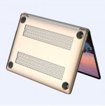 Comma Hard Jacket Cover - тънък (1мм.) предпазен кейс за MacBook Pro Touch Bar 15 (сив-прозрачен) 1