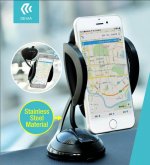 Devia T2 Universal Car Mount Holder - качествена универсална поставка с елементи от стомана за смартфони до 10 см. на ширина 2