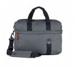 STM Judge Laptop Brief - дизайнерска чанта с дръжки за MacBook и преносими компютри до 15 инча (сив) 1