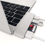 Satechi USB-C USB Hub - мултифункционален хъб за свързване на допълнителна периферия за компютри с USB-C (сребрист) 6