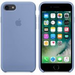 Apple Silicone Case - оригинален силиконов кейс за iPhone 8, iPhone 7 (светлосин) 2