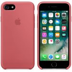Apple Silicone Case - оригинален силиконов кейс за iPhone 8, iPhone 7 (светлочервен) 3