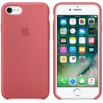 Apple Silicone Case - оригинален силиконов кейс за iPhone 8, iPhone 7 (светлочервен) 6