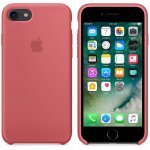Apple Silicone Case - оригинален силиконов кейс за iPhone 8, iPhone 7 (светлочервен) 1