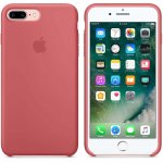 Apple Silicone Case - оригинален силиконов кейс за iPhone 8 Plus, iPhone 7 Plus (светлочервен) 3