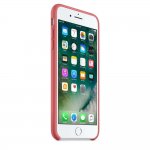 Apple Silicone Case - оригинален силиконов кейс за iPhone 8 Plus, iPhone 7 Plus (светлочервен) 7