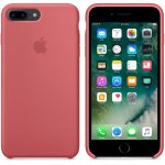 Apple Silicone Case - оригинален силиконов кейс за iPhone 8 Plus, iPhone 7 Plus (светлочервен) 4