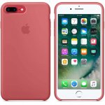 Apple Silicone Case - оригинален силиконов кейс за iPhone 8 Plus, iPhone 7 Plus (светлочервен) 2