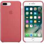 Apple Silicone Case - оригинален силиконов кейс за iPhone 8 Plus, iPhone 7 Plus (светлочервен) 5