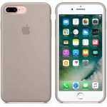 Apple Silicone Case - оригинален силиконов кейс за iPhone 8 Plus, iPhone 7 Plus (светлосив) 6