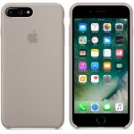 Apple Silicone Case - оригинален силиконов кейс за iPhone 8 Plus, iPhone 7 Plus (светлосив) 5