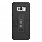 Urban Armor Gear Metropolis - удароустойчив хибриден кейс тип портфейл за Samsung Galaxy S8 (черен) 2