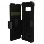 Urban Armor Gear Metropolis - удароустойчив хибриден кейс тип портфейл за Samsung Galaxy S8 (черен) 1