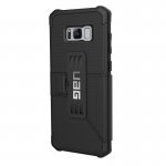 Urban Armor Gear Metropolis - удароустойчив хибриден кейс тип портфейл за Samsung Galaxy S8 Plus (черен) 3