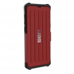 Urban Armor Gear Metropolis - удароустойчив хибриден кейс тип портфейл за Samsung Galaxy S8 Plus (червен) 5