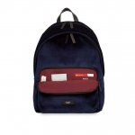 Knomo Bathurst Velvet Backpack - стилна раница за преносими компютри до 14 инча (син) 6