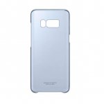 Samsung Clear Cover Case EF-QG950CLEGWW - оригинален TPU кейс за Samsung Galaxy S8 (прозрачен-син)  2
