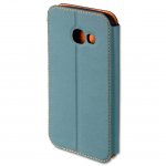 4smarts Flip Case Two Tone - кожен калъф с поставка и отделение за кр. карта за Samsung Galaxy A5 (2017) (син) 1