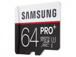 Samsung MicroSDXC Pro Plus 64GB UHS-1 U3 (клас 10) 4K UHD Videos - MicroSDXC памет със SD адаптер за Samsung устройства (подходяща за GoPro) 3