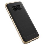 Verus High Pro Shield Case - висок клас хибриден удароустойчив кейс за Samsung Galaxy S8 (черен-златист) 1