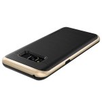 Verus High Pro Shield Case - висок клас хибриден удароустойчив кейс за Samsung Galaxy S8 (черен-златист) 2