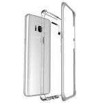 Verus Crystal Bumper Case - хибриден удароустойчив кейс за Samsung Galaxy S8 (сребрист-прозрачен) 3