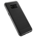 Verus High Pro Shield Case - висок клас хибриден удароустойчив кейс за Samsung Galaxy S8 Plus (черен-сив) 1